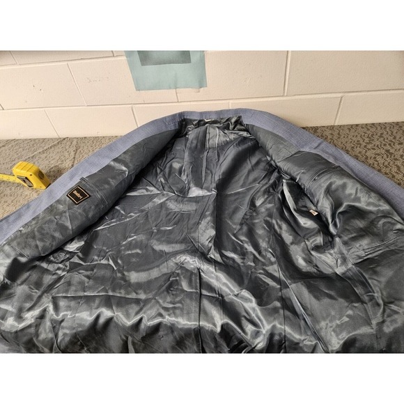 Dimitri Blazer Mens Large Blue 44 Short Jacket Blazer - Picture 3 of 9